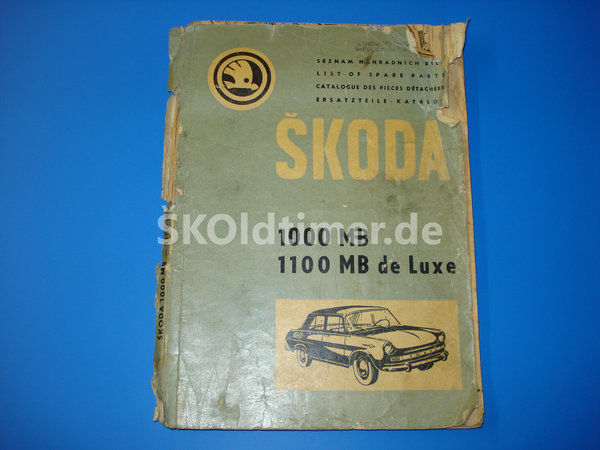 Ersatzteile-Katalog 1000MB-1100MB - Ausgabe 1968-1969