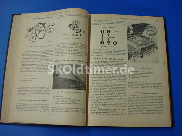Service-Handbuch Škoda 1000MB - Ausgabe 1968
