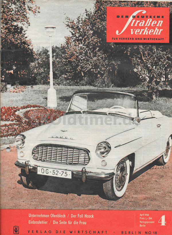 Straßenverkehr Heft 4 / 1958