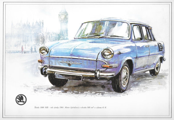 Motiv "Škoda 1000MB" (BJ 1964)