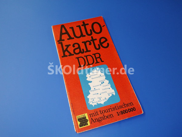 Autokarte DDR