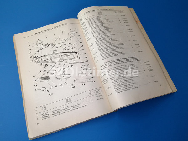 Ersatzteile-Katalog Skoda Octavia Combi - Ausgabe 1967
