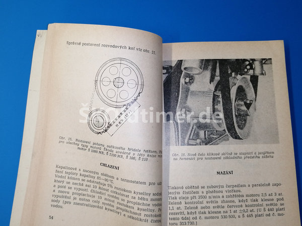 Motoreneinstellung und Elektrik Skoda - Ausgabe 1974