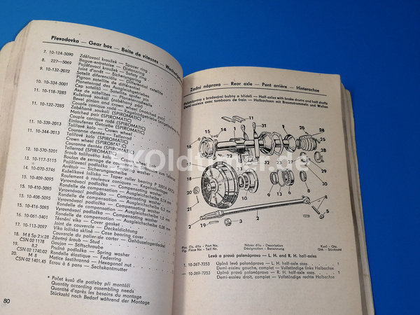 Ersatzteile-Katalog 1000MB - Ausgabe 1964