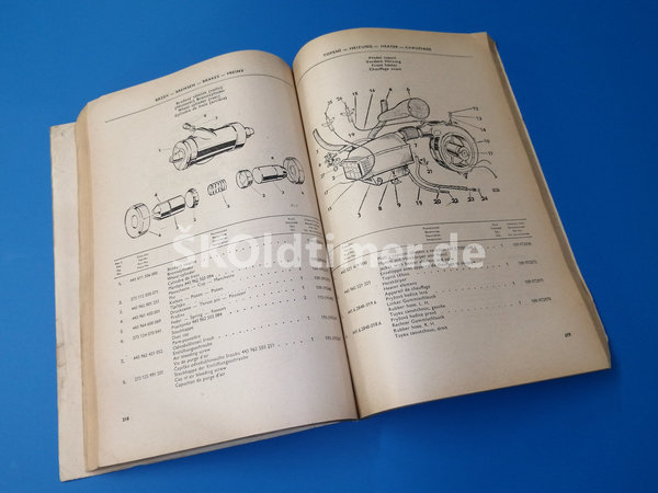 Ersatzteile-Katalog ŠKODA 1203 Minibus - Ausgabe 1980
