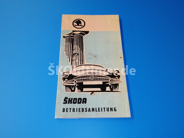 Bedienungsanleitung Škoda Octavia - Ausgabe 1960