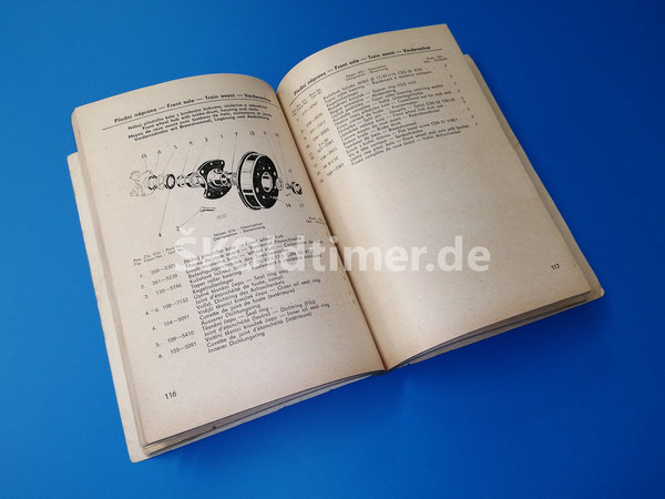 Ersatzteile-Katalog Skoda 440-445 - Ausgabe 1958