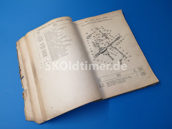 Ersatzteile-Katalog Skoda Octavia Combi - Ausgabe 1968