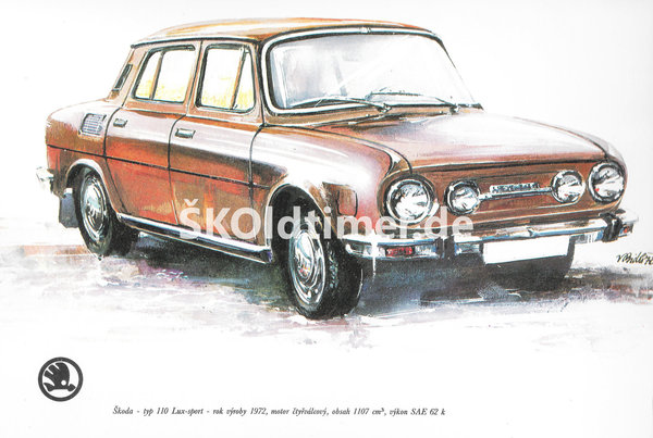 Motiv "Skoda 110 LUX Sport" (BJ 1972)