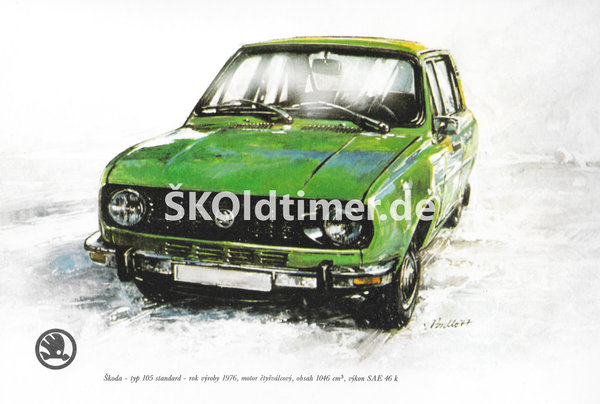Motiv "Skoda 105" (BJ 1976)