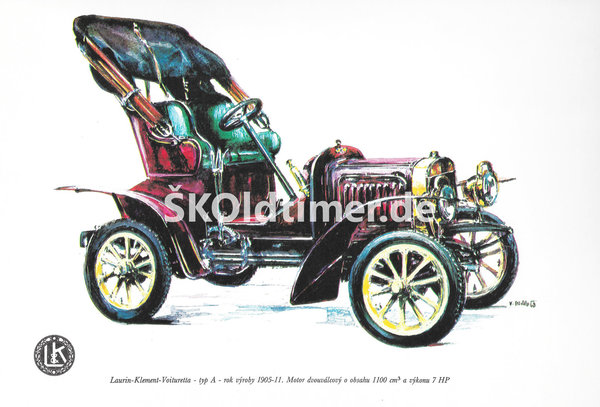 Motiv "Laurin Klement - Typ A" (1905-1911)