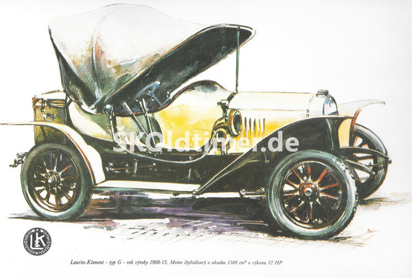 Motiv "Laurin Klement - Typ G" (1908-1913)