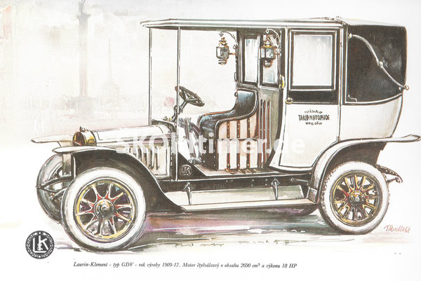 Motiv "Laurin Klement - Typ GDV" (1909-1917)