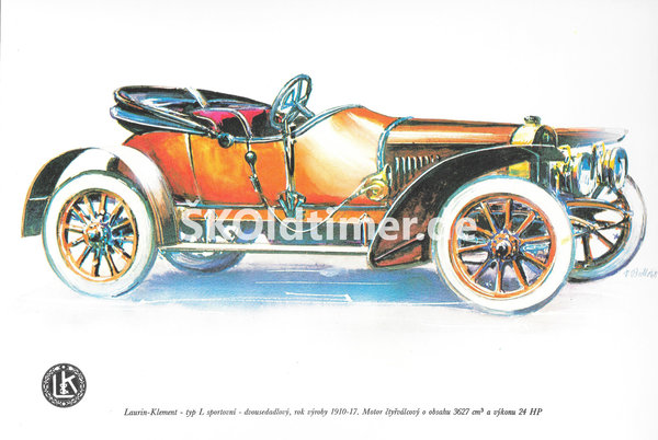 Motiv "Laurin Klement - Typ L - Sport" (1910-1917)