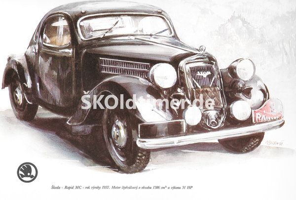 Motiv "Škoda - Rapid" (1937)
