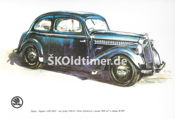 Motiv "Škoda - Popular" (1938-1942)