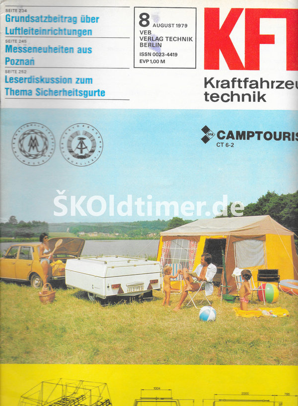 KFT Kraftfahrzeug Technik Heft 8 / 1979