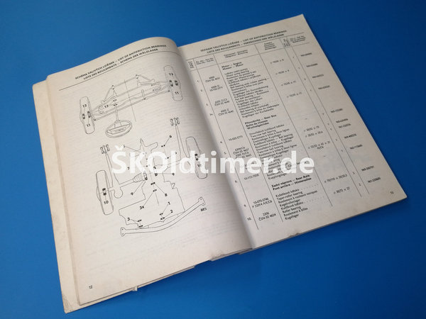 Ersatzteile-Katalog 110R - Ausgabe 1974