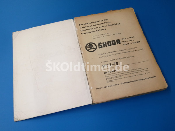 Ersatzteile-Katalog S105-120 - Ausgabe 1977-78