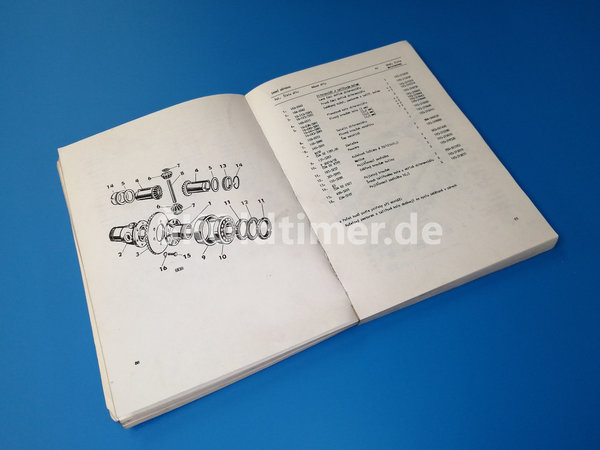 Ersatzteile-Katalog Skoda 1202 - Ausgabe 1964